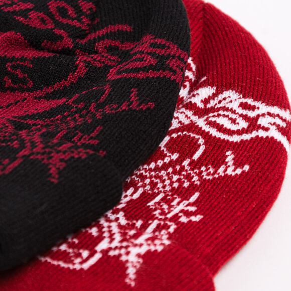Beanie Ed Hardy - Unisex Love Kills Slowly Foldover Beanie - Black