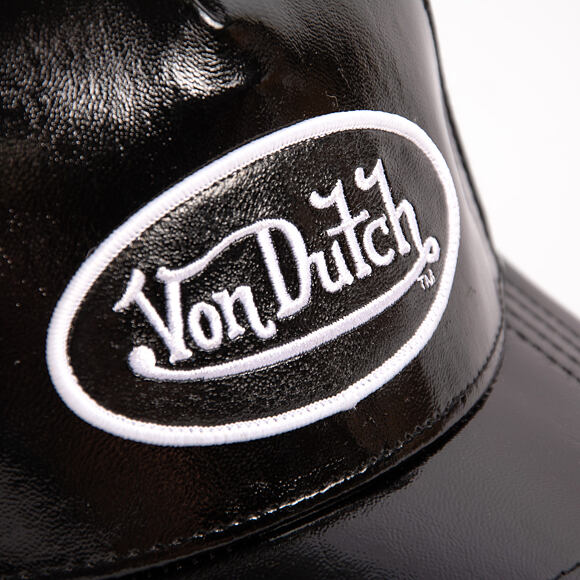 Womens Cap Von Dutch - Baseball - Vinyl Patch - Black