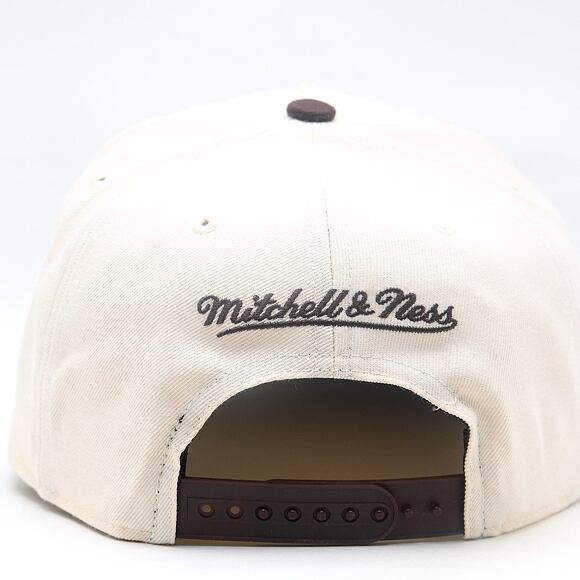 Cap Mitchell & Ness - NBA Brown And Cream Pro Snapback - Chicago Bulls - Cream
