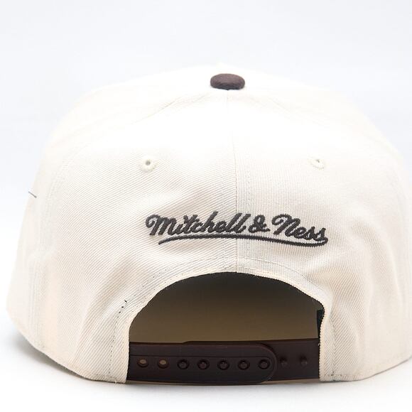 Cap Mitchell & Ness - NBA Brown And Cream Pro Snapback Hwc - Philadelphia 76ers - Cream
