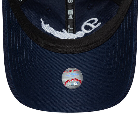Womens Cap New Era - MLB Cord Script 9TWENTY - LA Dodgers - Navy / White
