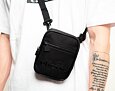 Ellesse Templeton Small Item Bag SAEA0709 Black Mono Shoulder Bag