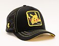 Cap Capslab - Pokémon Trucker - Pikachu Thunderbolt - Black / Yellow
