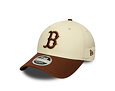 Kšiltovka New Era - MLB WS Patch Retro 9FORTY M-CROWN - Boston Red Sox - Cream / Auburn