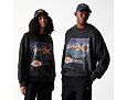 Mikina New Era - NBA Washed Graphic Crewneck - LA Lakers - Black