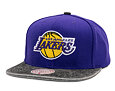 Kšiltovka Mitchell & Ness - NBA Denim Patchwork - Los Angeles Lakers - Purple