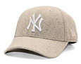 Cap New Era - MLB Melton Wool 9FORTY - NY Yankees - Stone / White