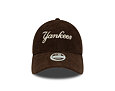 Womens Cap New Era - MLB Cord Script 9TWENTY - NY Yankees - Chestnut Brown / Stone