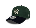 Cap New Era - MLB Suede Visor 9FORTY A-Frame - NY Yankees - Cilantro Green / Navy