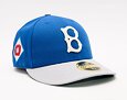 New Era 59FIFTY Low Profile MLB Cooperstown Brooklyn Dodgers Fitted Bright Royal / Grey Cap