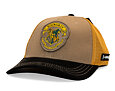 Cap Capslab - Harry Potter Trucker - Hogwarts Crest Patch - Khaki / Mustard