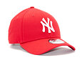 New Era 9FORTY MLB League Basic New York Yankees Strapback Scarlet / White Cap