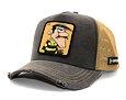 Cap Capslab - Lucky Luke Trucker - Joe Dalton - Grey / Mustard