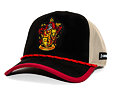 Cap Capslab - Harry Potter Trucker - Gryffindor Crest Patch - Black / Red