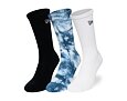 Socks New Era - Tie dye Crew Socks 3pk - White / Navy