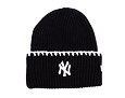 Womens Beanie New Era - MLB Chunky Top Stitch Beanie - NY Yankees - Black