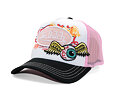 Cap Von Dutch - Flying Eyeball Hot Rod Trucker - White / Pink