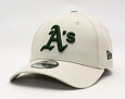 Cap New Era - MLB League Essential 9FORTY - Oakland Athletics - Stone / Dark Green