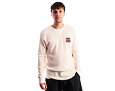 Longsleeve Tee Brixton - Ford Service Dept Waffle L/S - Wimbledon White