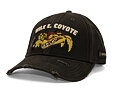Cap Capslab - Looney Tunes Baseball Cap - Wile E. Coyote Caution Distressed - Black