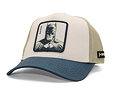 Cap Capslab - Batman Trucker - Dark Knight Sketch - Off White / Blue