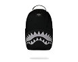 Backpack Sprayground - Shark Central Black Nylon Gray Embossed Backpack