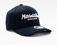 Mitchell & Ness Pinscript Redline Snapback Branded Navy / White Cap