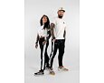 Kappa 222 BANDA WRASTORIA Slim Black/White/Grey Womens Sweatpants