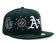 New Era 59FIFTY MLB All-Over-Print Paisley 5 Oakland Athletics Team Color / Optic White Cap