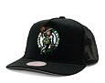Kšiltovka NBA Monogram Trucker Boston Celtics Black