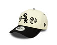 Kšiltovka New Era - MLB Paisley Bandana 9FORTY A-Frame - Chicago White Sox - Cream / Black