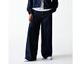 Dámské džíny New Era - MLB Wide Leg Denim Pant - NY Yankees - Indigo