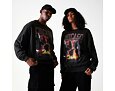 Mikina New Era - NBA Washed Graphic Crewneck - Chicago Bulls - Black
