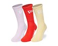 Socks New Era - Flag Crew Socks 3pk - Cream / Beige / Brown