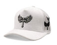 Kšiltovka Reflection Luxury Velvet Rhinostones White