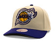 Cap Mitchell & Ness - Off Tilted - NBA - Los Angeles Lakers - Off White