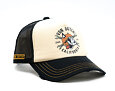 Cap Von Dutch - Kustom Cat California Print Trucker - Cream / Black