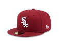 Kšiltovka New Era 59FIFTY MLB League Essential Chicago White Sox Cardinal / White