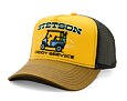 Cap Stetson - Golf Caddy Service Trucker - Yellow / Khaki