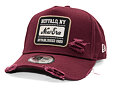 Kšiltovka New Era - Buffalo Distressed Patch 9FORTY A-Frame - Burgundy