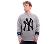 Svetr New Era - MLB Sweater Knit - NY Yankees - Heather Grey