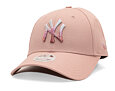 Womens Cap New Era - MLB Womens Metallic Logo 9FORTY - NY Yankees - Pink / Fushia