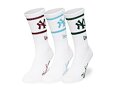 Socks New Era - MLB Crew Socks 3pk - NY Yankees - White