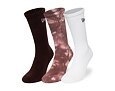 Socks New Era - Tie dye Crew Socks 3pk - Brown / Tie Dye / White