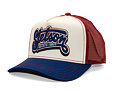Cap Stetson - Lettering Trucker - Cream / Navy / Burgundy
