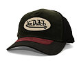 Cap Von Dutch - Corduroy Oval Patch Baseball - Olive / Burgundy