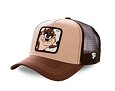 Cap Capslab - Looney Tunes Trucker - Taz Hungry Grin - Beige / Brown