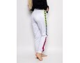 Kappa 222 Banda Wrastoria Degrade White - Fuxia - Lime Womens Sweatpants