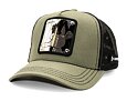 Cap Capslab - Looney Tunes Trucker - Daffy Duck Metallic Shine - Olive / Black