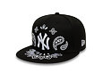 Kšiltovka New Era - MLB Paisley Bandana 59FIFTY - NY Yankees - Black